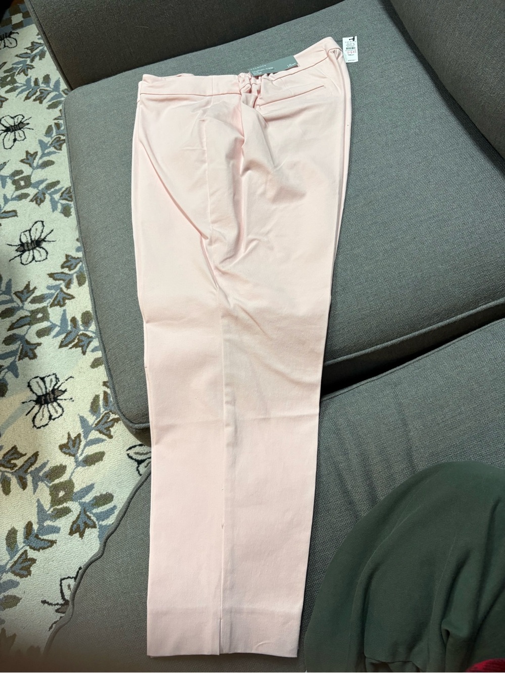 Talbots Cropped Pants in Pale Pink
